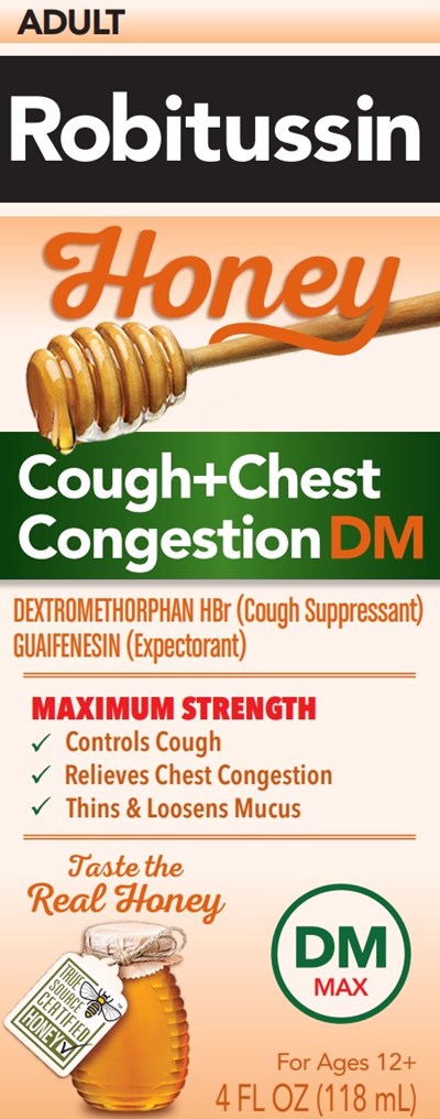 Robitussin Honey Cough Chest Congestion Dm 4 Fl Oz (Robitussin Honey Cough Chest Congestion Dm 4 Fl Oz)